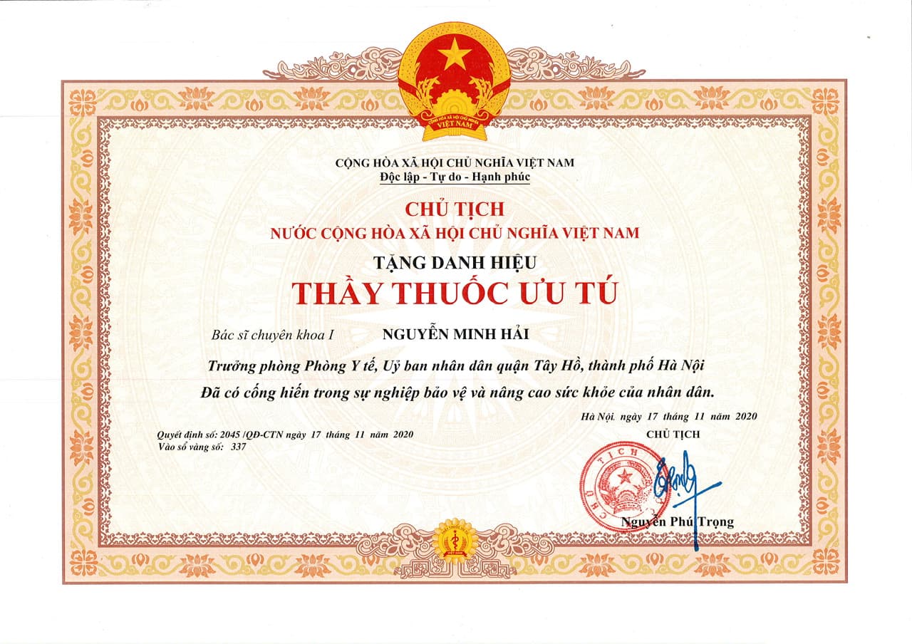 Danh hiệu Thầy thuốc Ưu tú