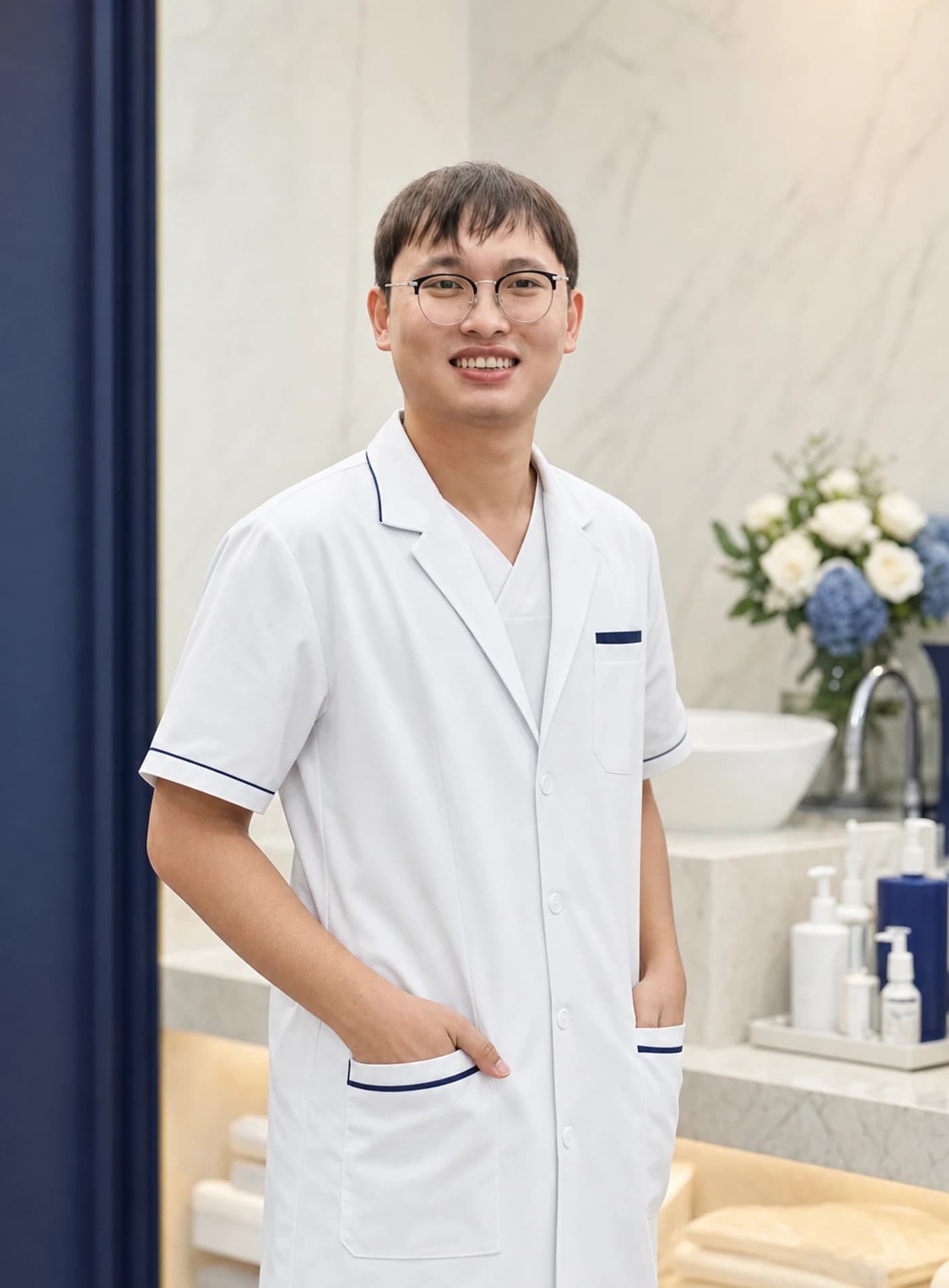 Thành viên ê-kíp mổ Nguyễn Hữu Quân tại RASA
