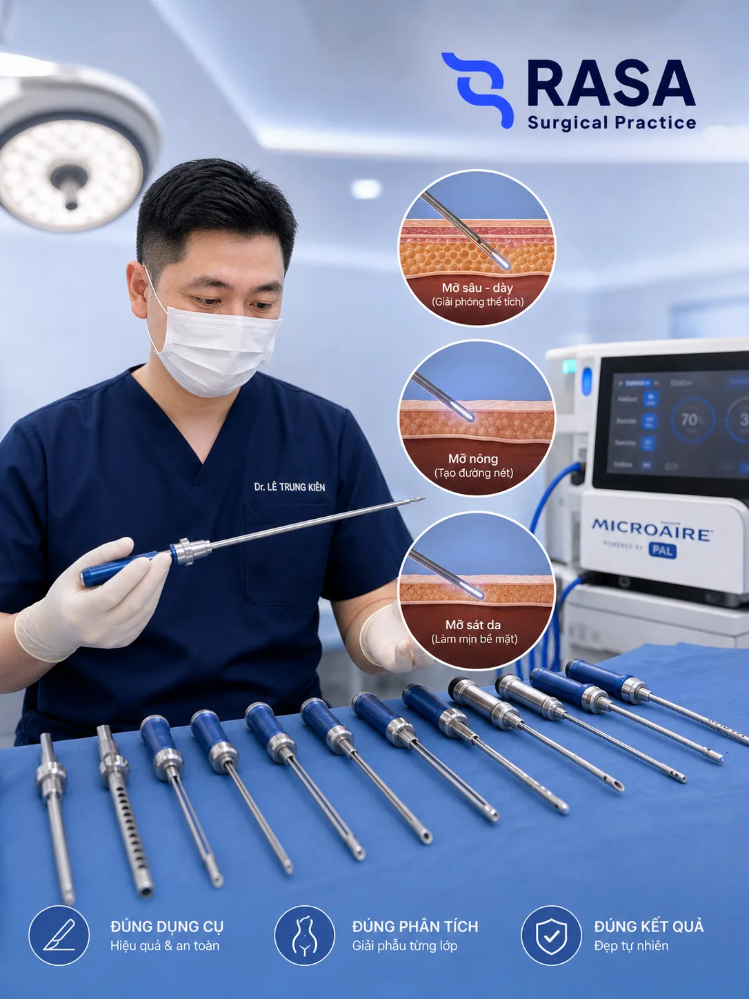 Công nghệ tạo hình cơ thể: Nghệ thuật chọn đúng cannula