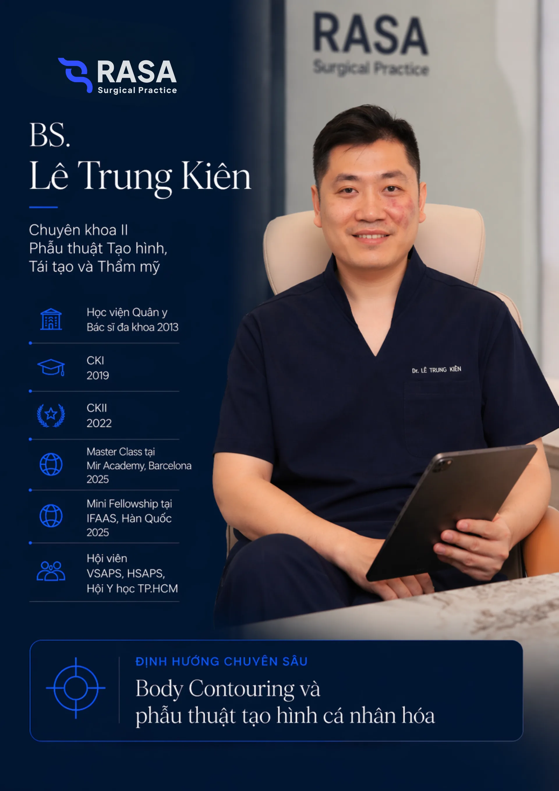 RASA medical standard brochure page