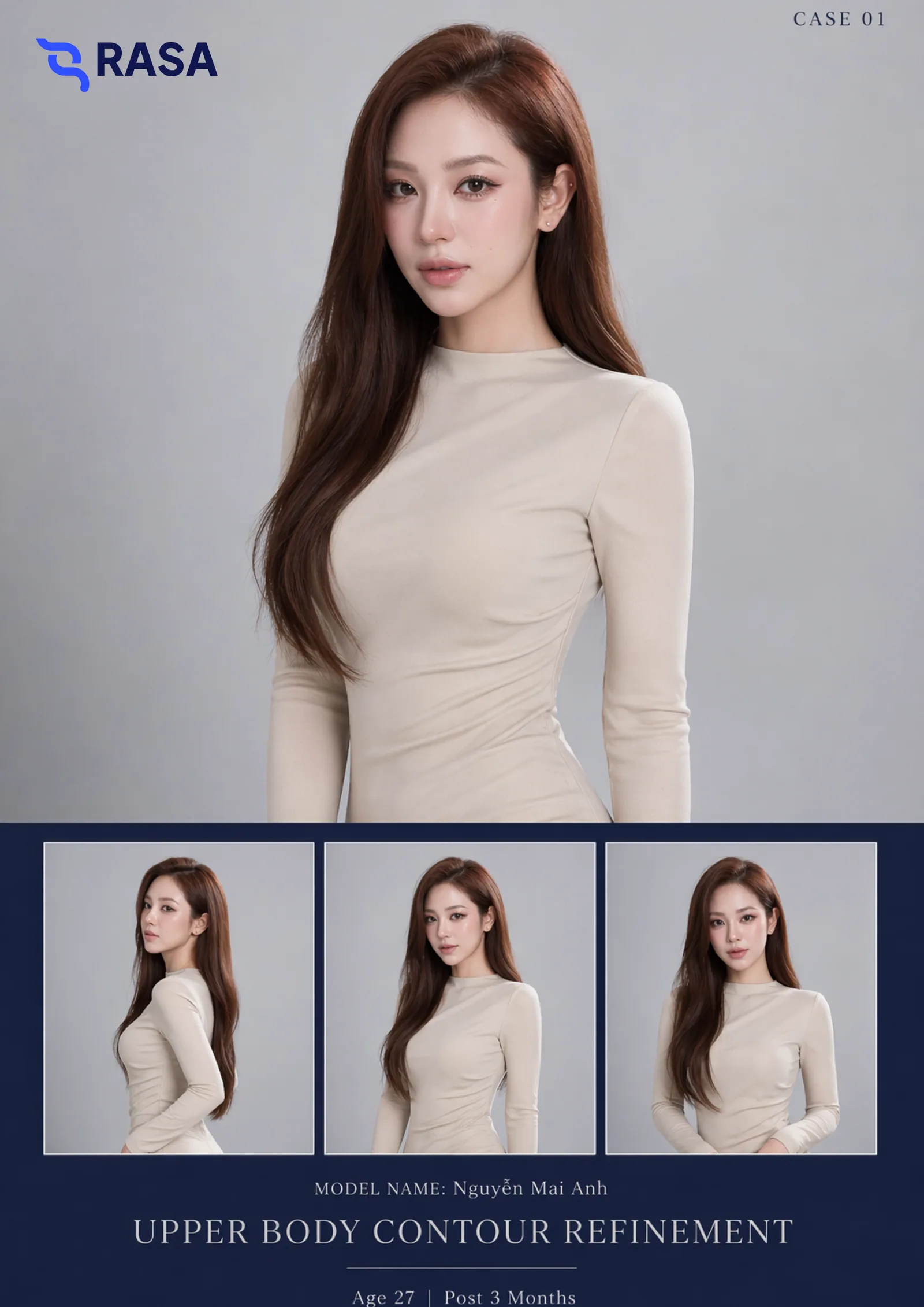 Upper body contour refinement