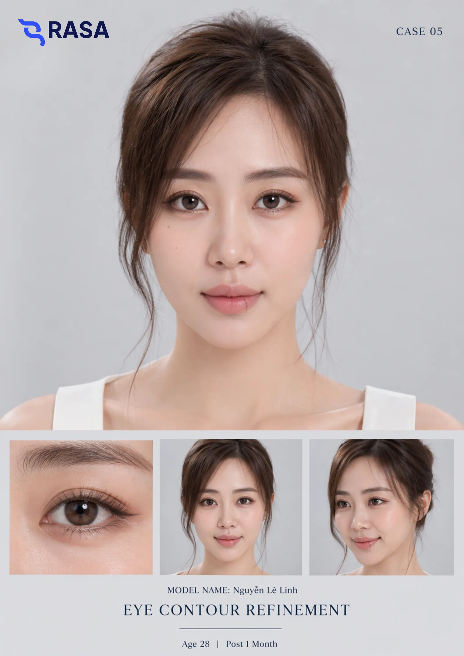 Eye contour refinement
