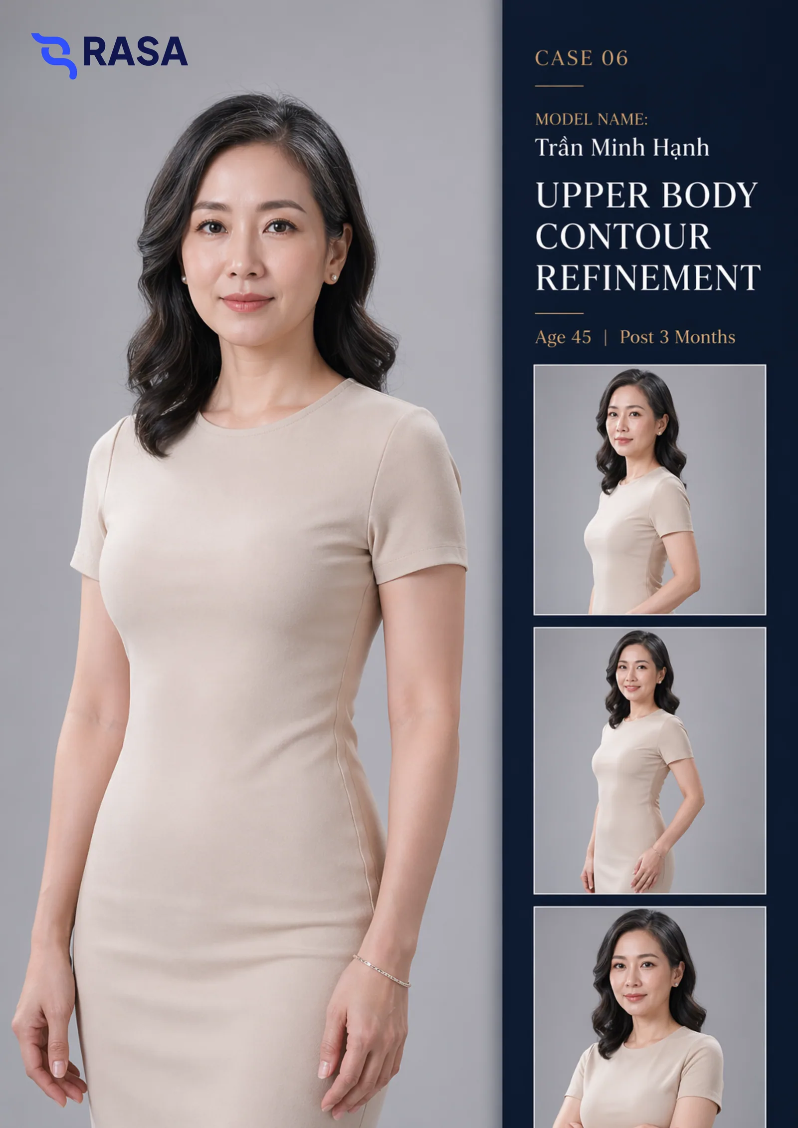 Upper body contour refinement