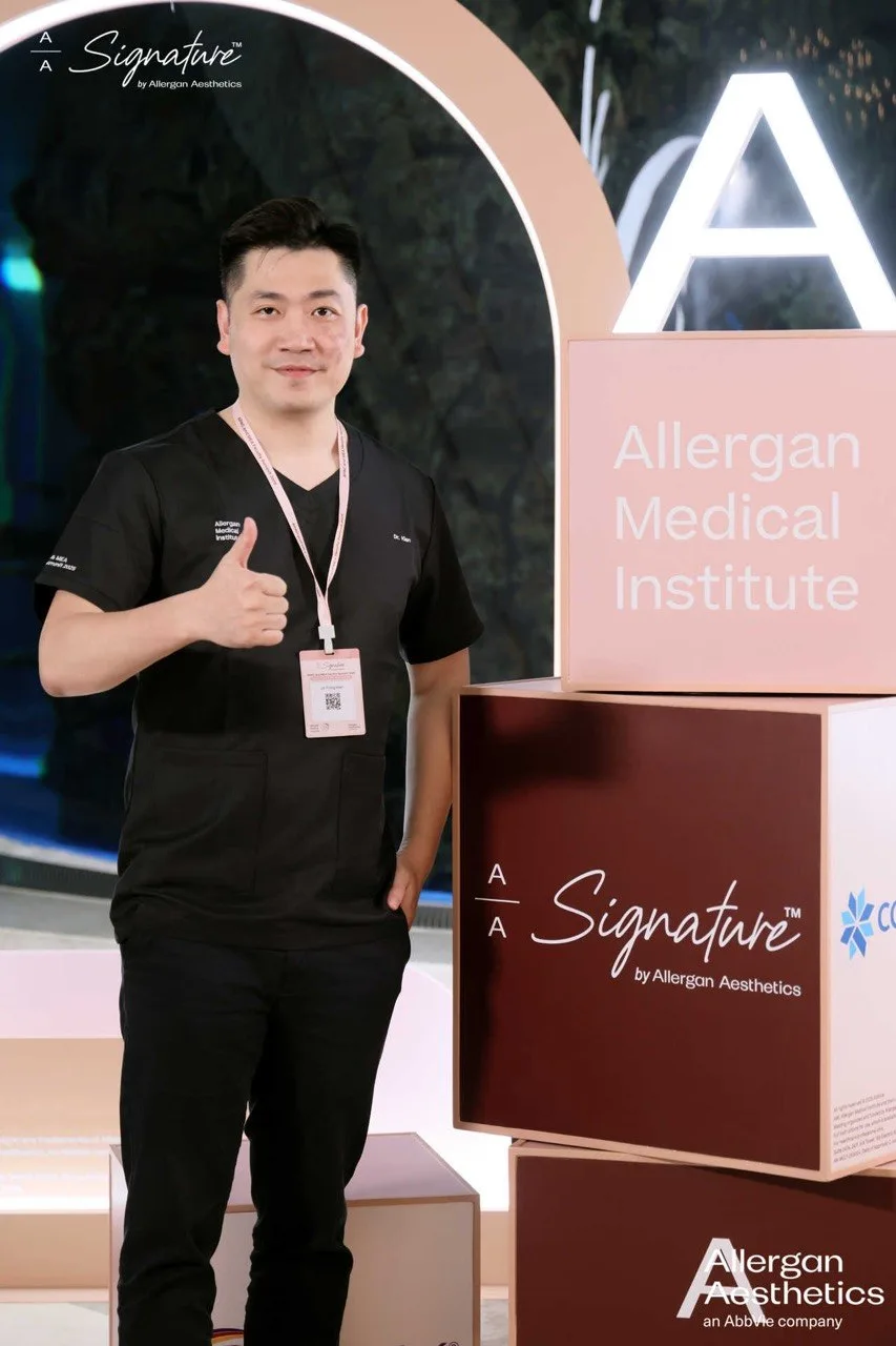 Portrait of Dr. Le Trung Kien at the Allergan Medical Institute space