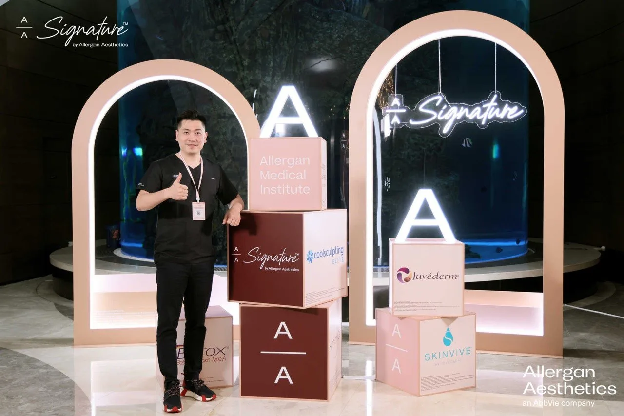 Dr. Le Trung Kien at the Allergan Medical Institute and A Signature space