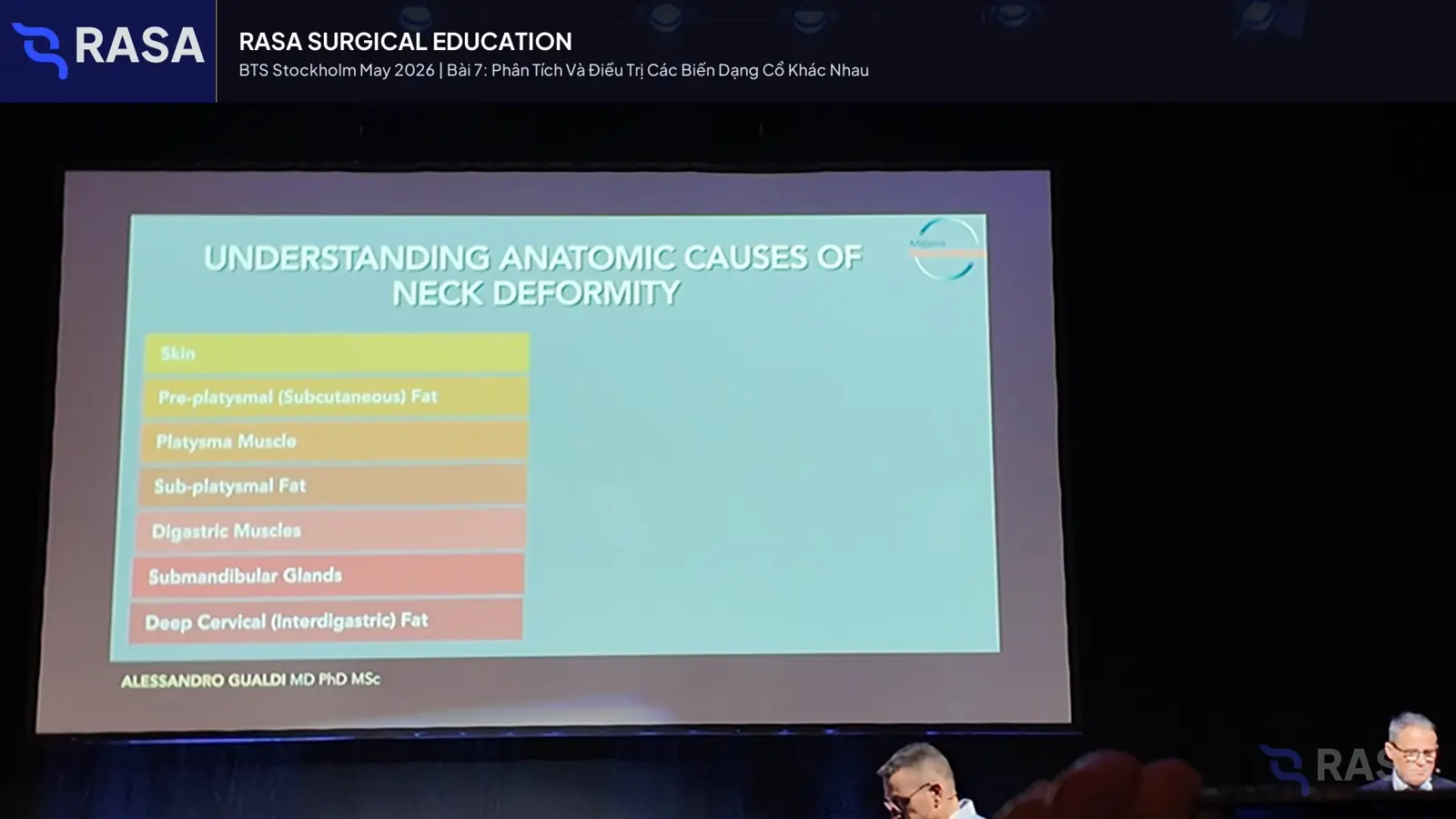 Frame from the neck deformity analysis lesson in BTS Day 1