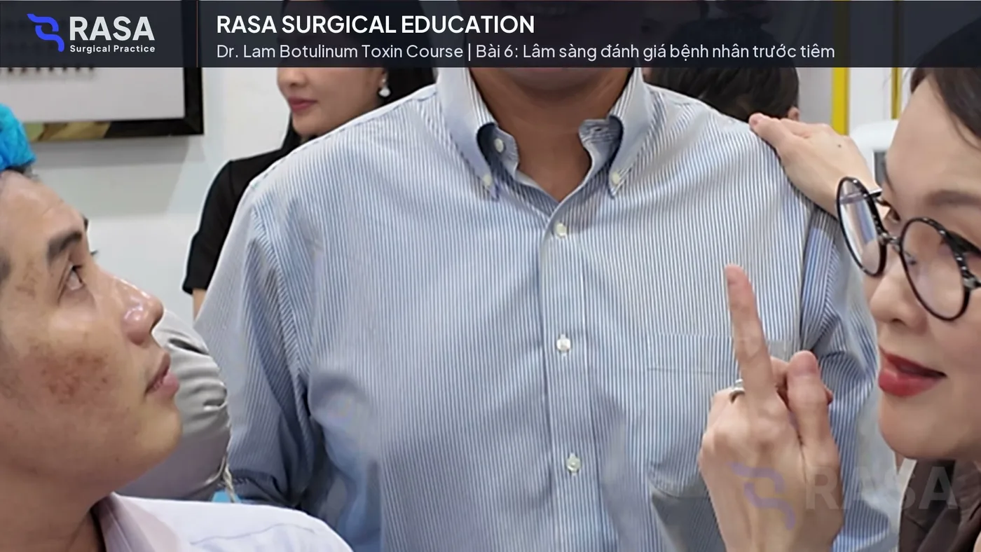 Frame from the pre-injection patient assessment module