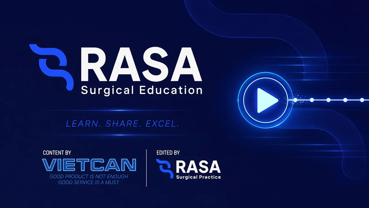 RASAxVietCan lecture frame showing the four tool groups in facial rejuvenation