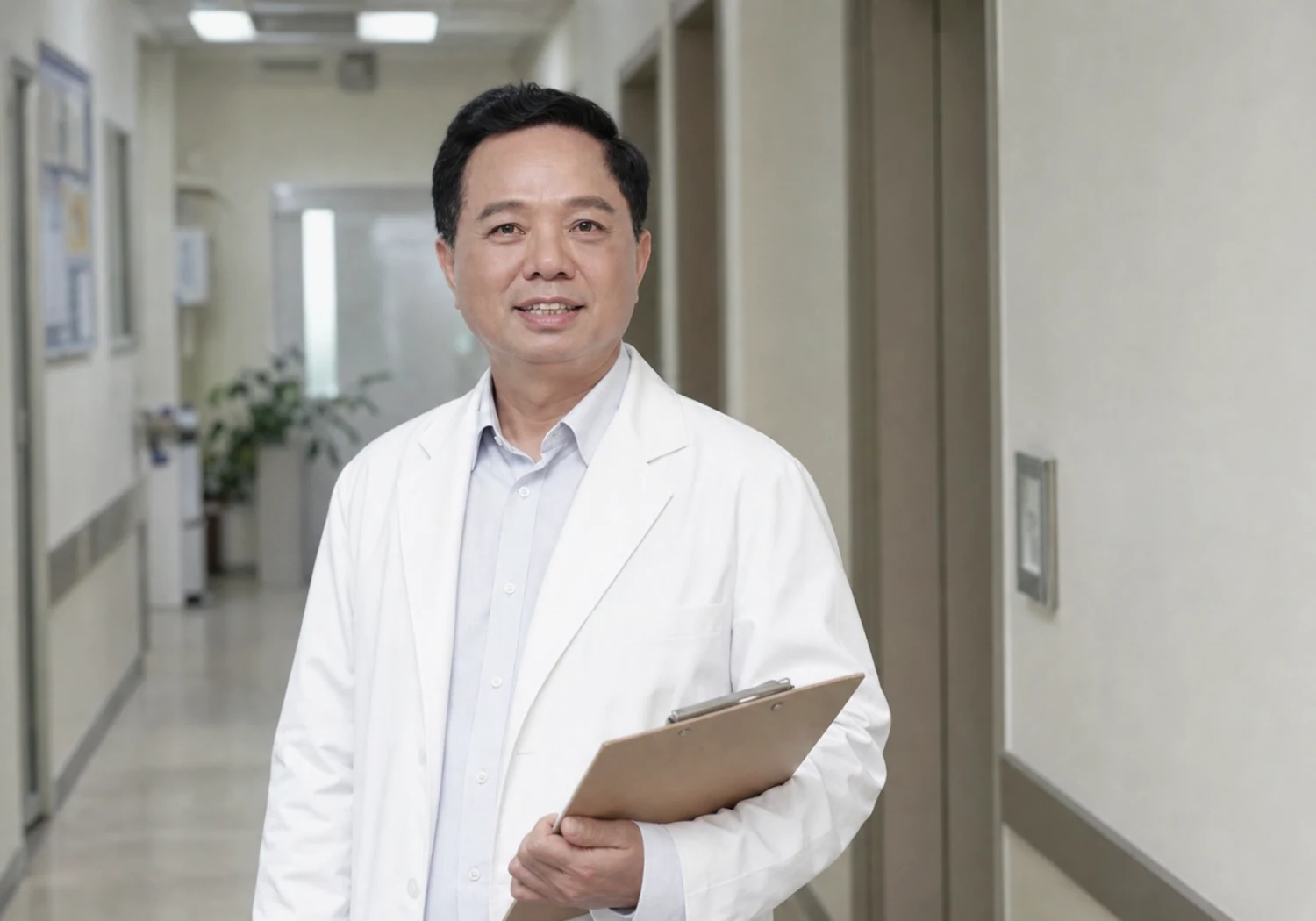 Bác sĩ Nguyễn Minh Hải trong bối cảnh mở rộng phòng khám tại Văn Cao năm 2006